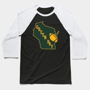 Green Bay Football Baseball T-Shirt